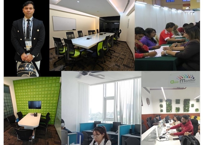 Asia Monitor Group staff and office space.