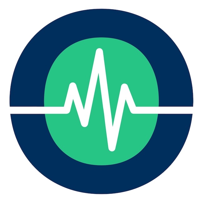 Enos circle stamp logo.