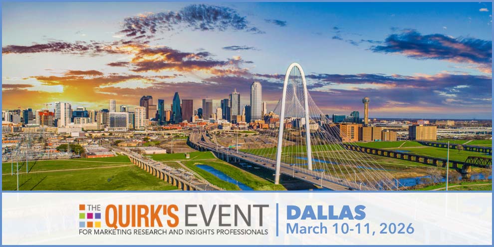 2026 Quirks Event Dallas Suzy Real Thoughts Real Users Partnership Between Ai Researchers