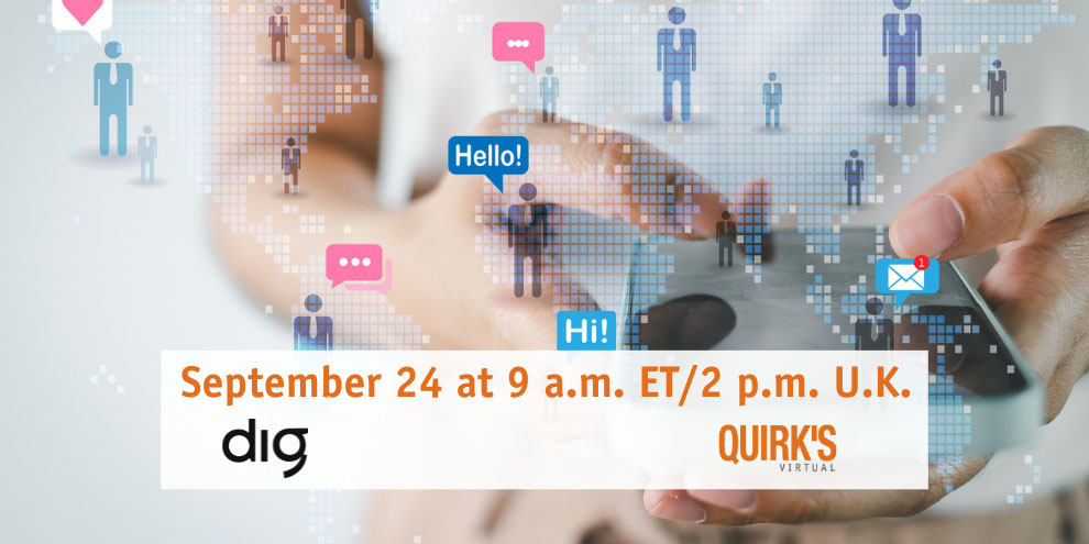2026 Quirks Virtual Sessions Diy Research Dig Tapping Into Worlds Largest Focus Group On Social