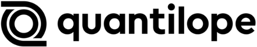 quantilope logo. All black with a circle shape to the left of the company name spelt out all in lowercase letters.