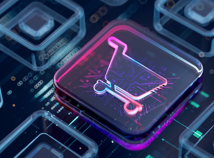E-com shopper assumptions represented by digital shopping cart